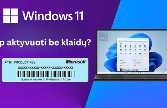 Windows 11 Pro aktyvavimas