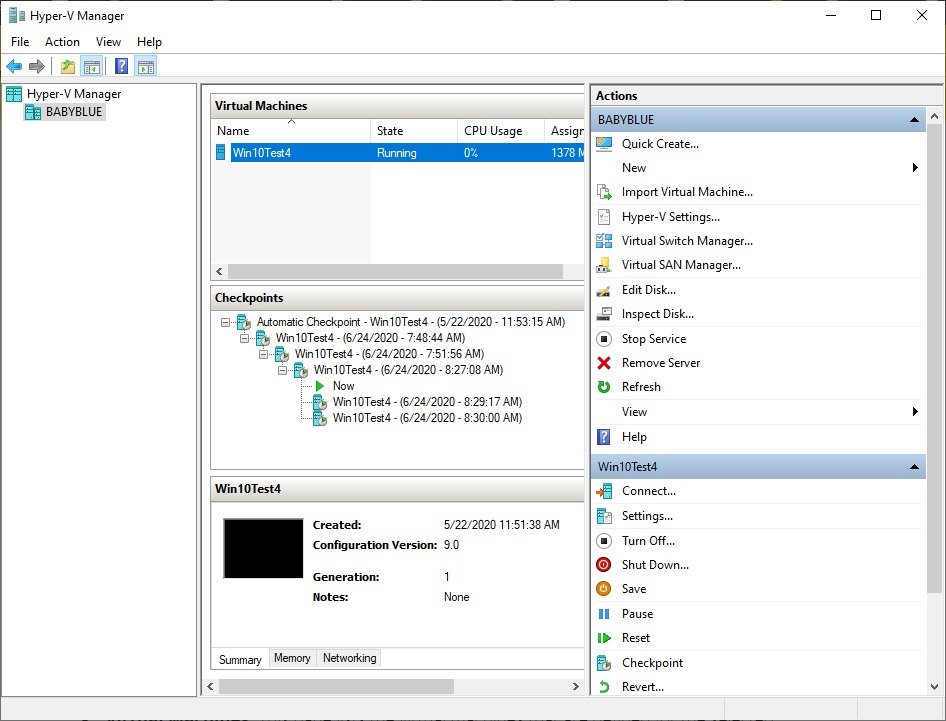 Hyper-V Manager