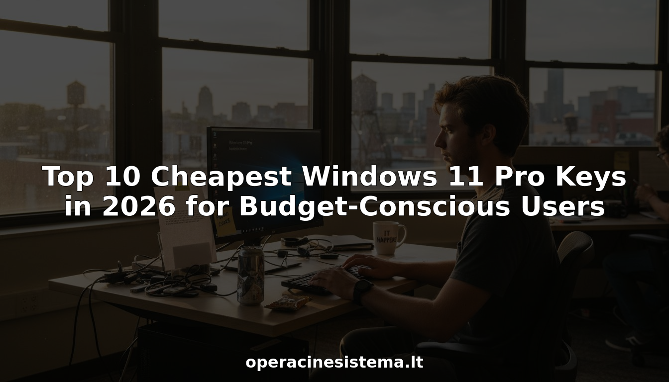 Top 10 Cheapest Windows 11 Pro Keys in 2026 for Budget-Conscious Users