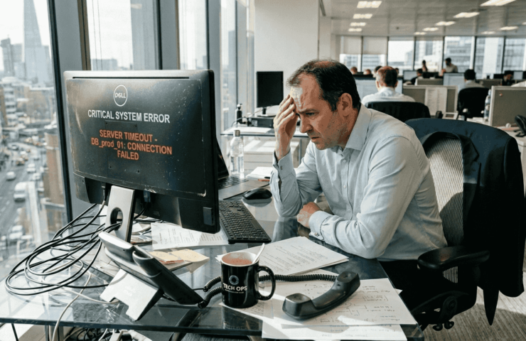 IT manager worried by software error messages