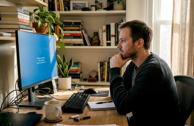 User upgrades Windows 11 on home computer