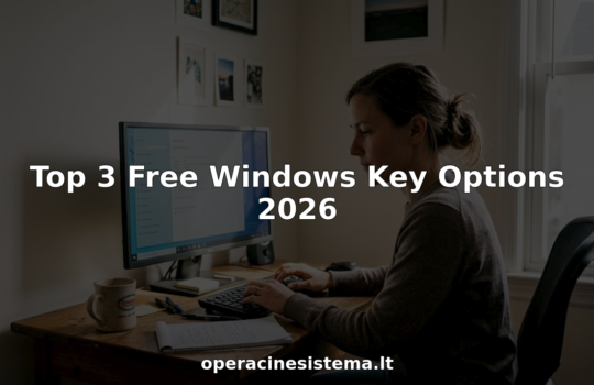Person activating Windows on home desktop