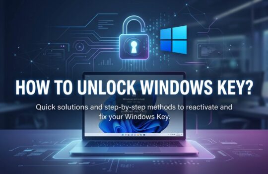 How to unlock Windows key?