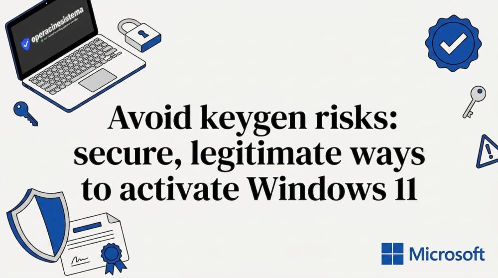 Title card illustration with digital security symbols