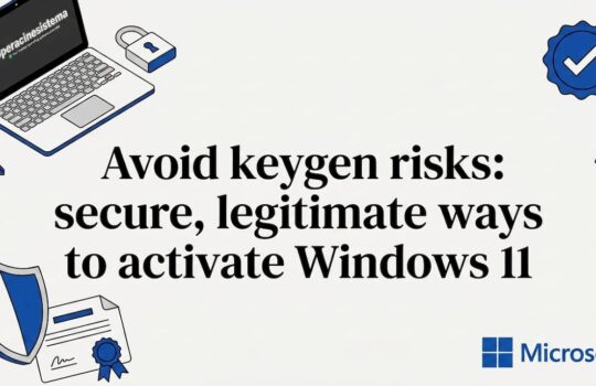 Title card illustration with digital security symbols