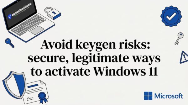 Title card illustration with digital security symbols