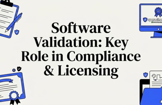 Decorative software validation and compliance title card