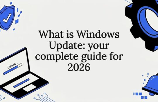 Decorative Windows update themed title card illustration