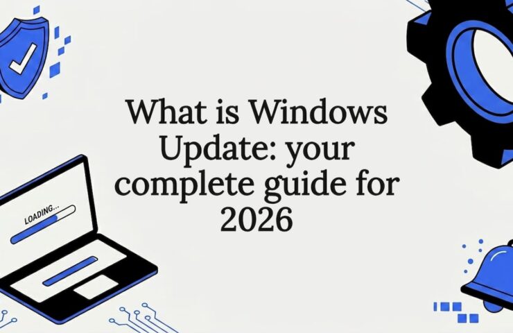 Decorative Windows update themed title card illustration