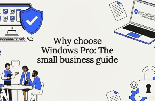 Decorative illustration for Windows Pro title card