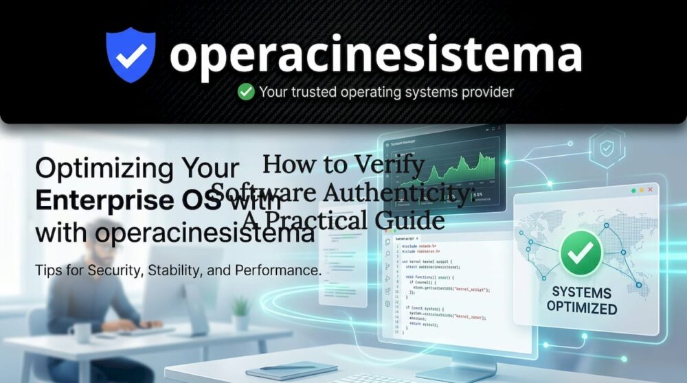 Decorative software verification title card illustration