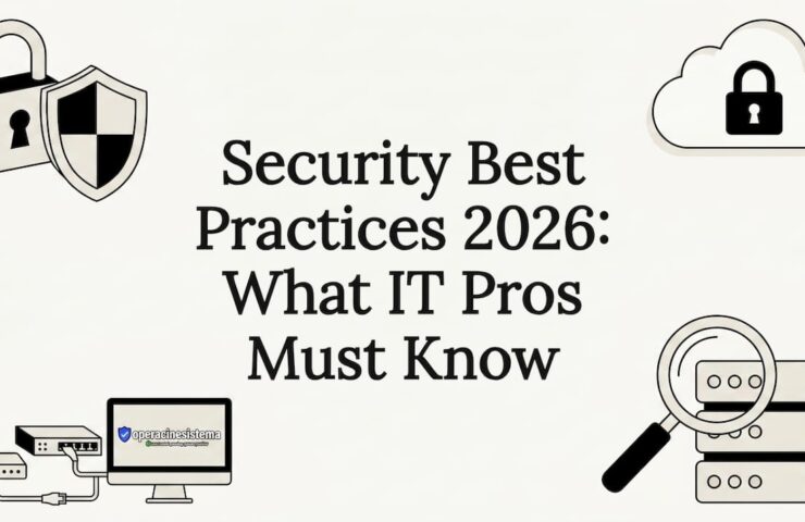 Decorative security best practices title card illustration
