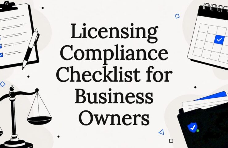 Illustrated compliance title card design